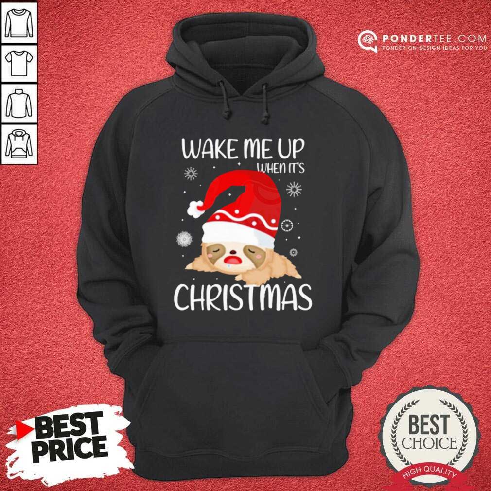 Nice Wake Me Up When It’s Christmas Shirt