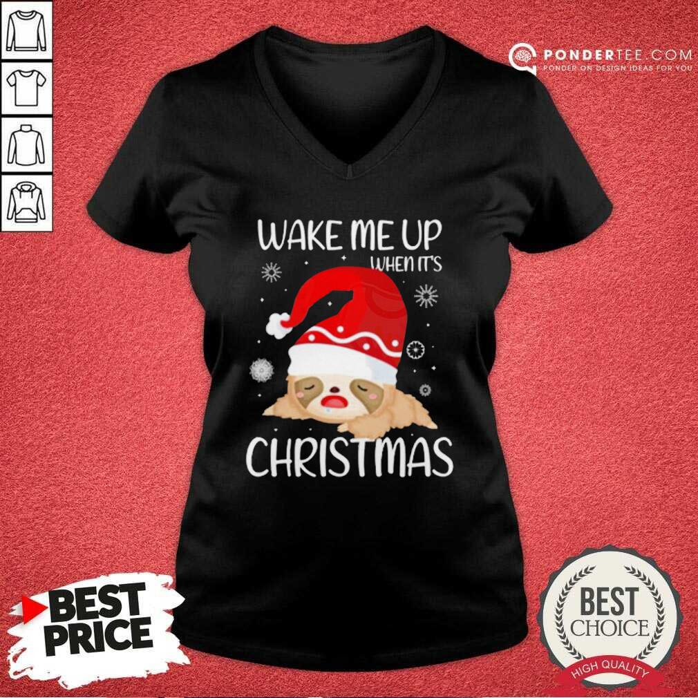 Nice Wake Me Up When It’s Christmas Shirt