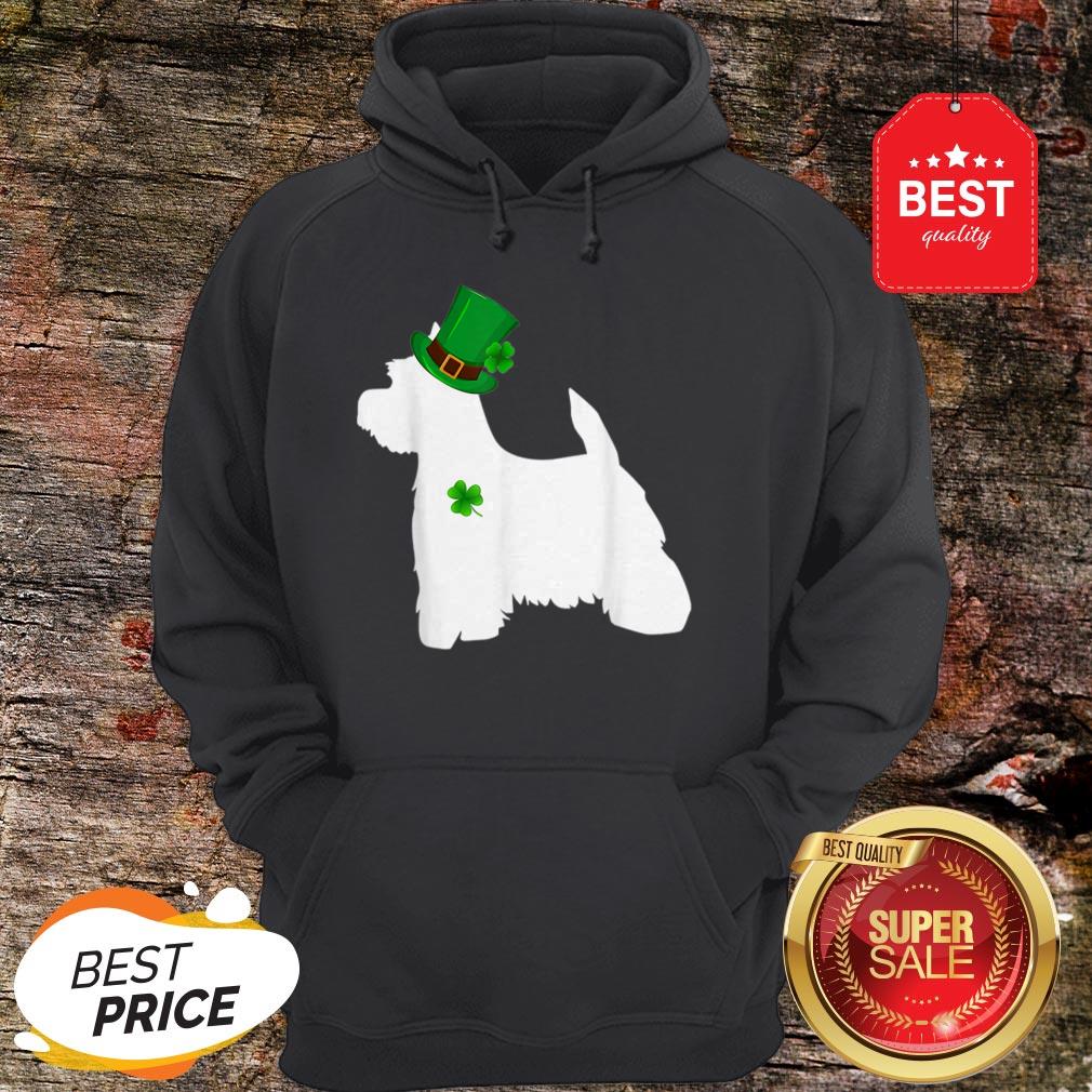 Nice West Highland White Terrier St Patricks Day Leprechaun Dog Shirt