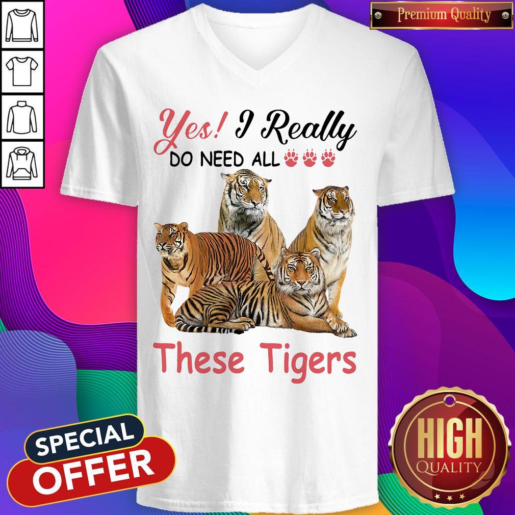 Nice Yes I Really Do Need All These Tigers Shirt