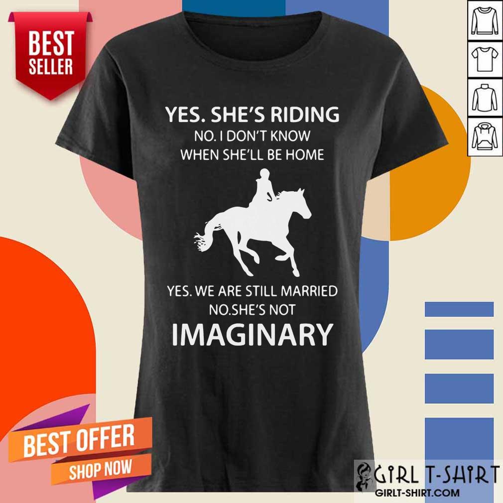 Nice Yes Shes Riding Married Great 5 Shirt