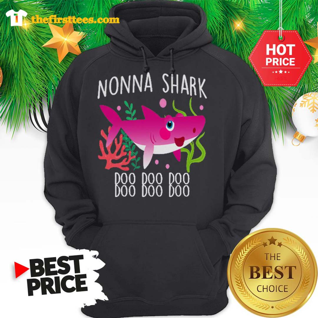 Nonna Shark Doo Doo Doo Christmas Lovely Shirt