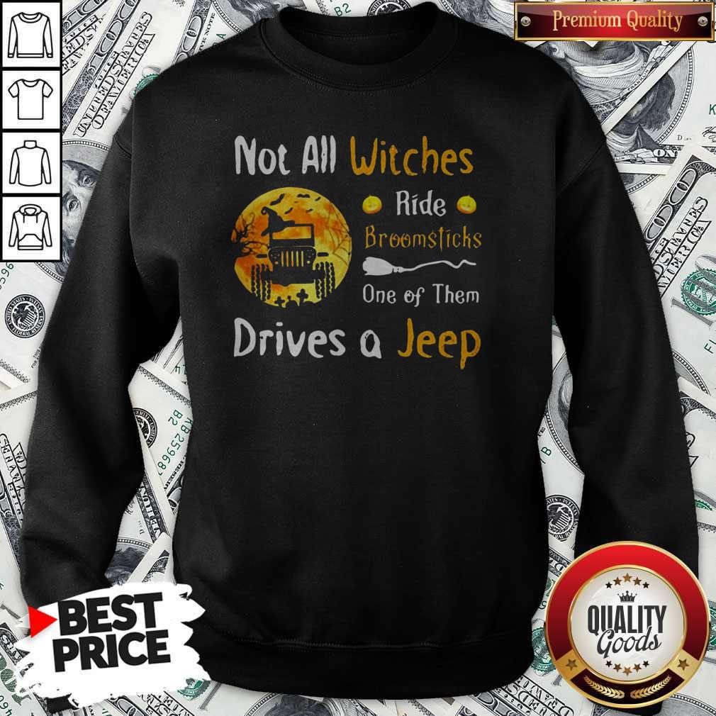 Not All Witches Ride Broomsticks One Of Them Drives A Jeep Halloween Shirt