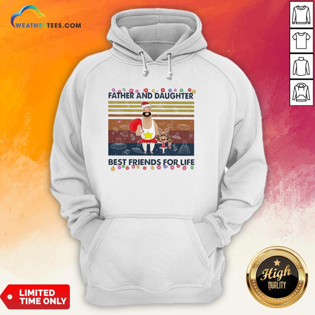 Now Father And Daughter Best Friends For Llife Light Christmas Vintage Shirt