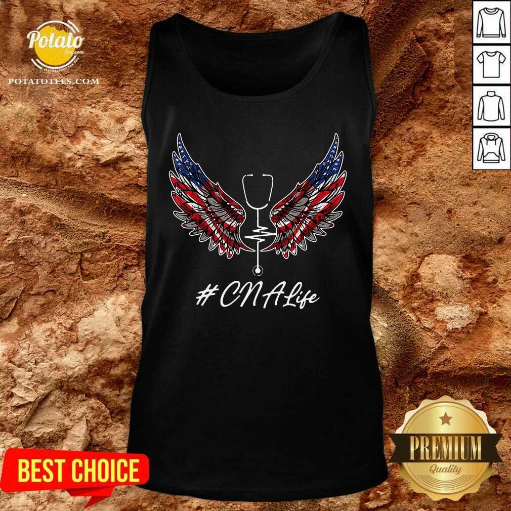 Nurse Angel #CNA Life America 4th Of July Shirt