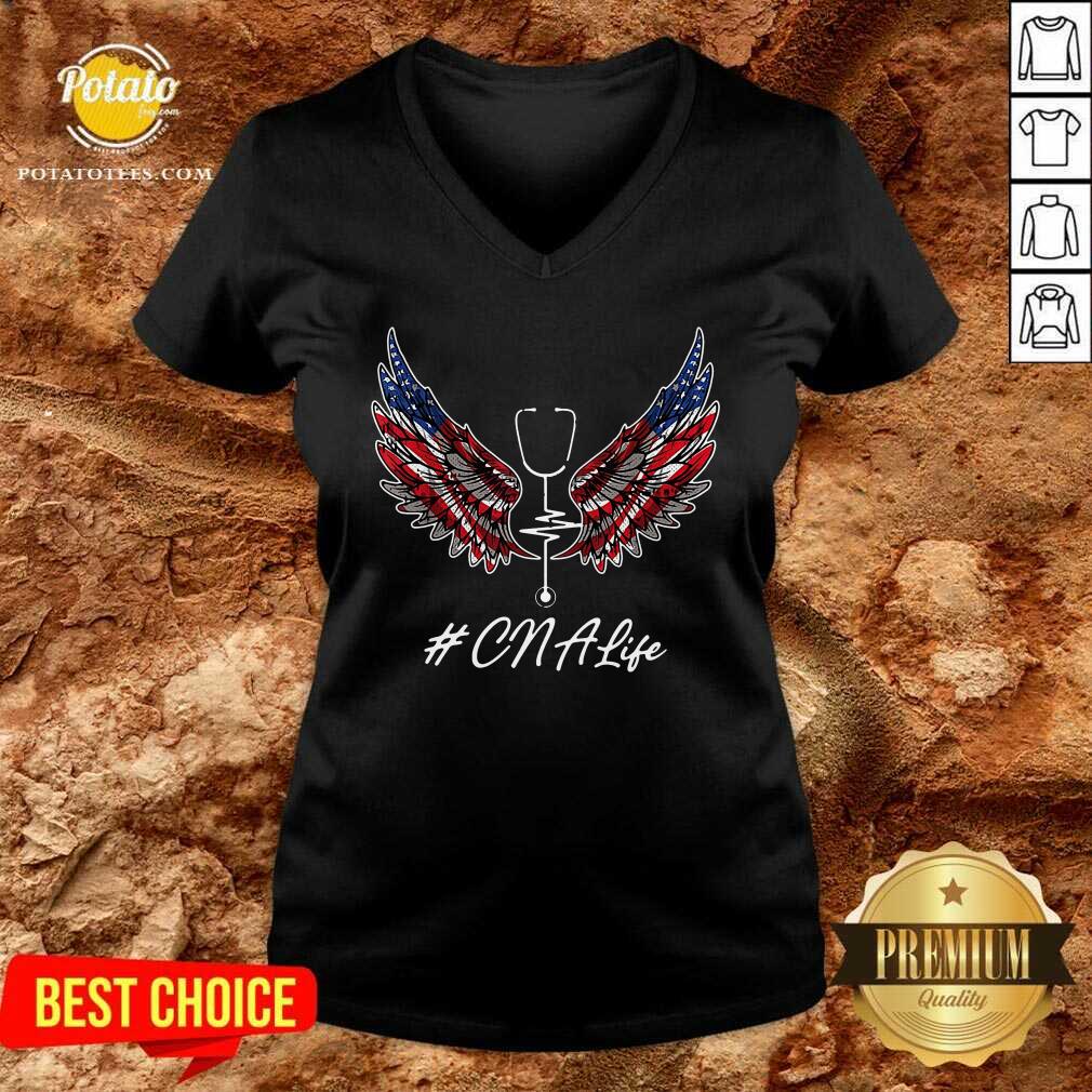 Nurse Angel #CNA Life America 4th Of July Shirt