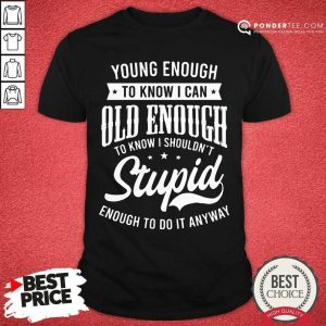 Stupid Enough To Do It Anyway Shirt