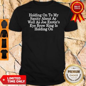 Holding On To My Sanity About Letter Print Tops Short Sleeve Seniors Joe Shirt