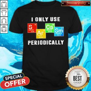 Colorful Chemistry I Only Use Periodically Shirt