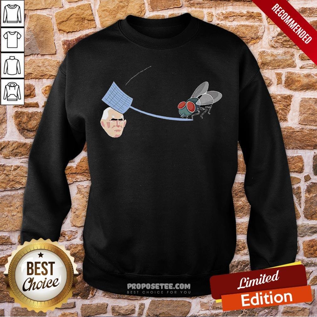 Fly Hits Mike Pence White Swatter Biden Harris 2020 Shirt