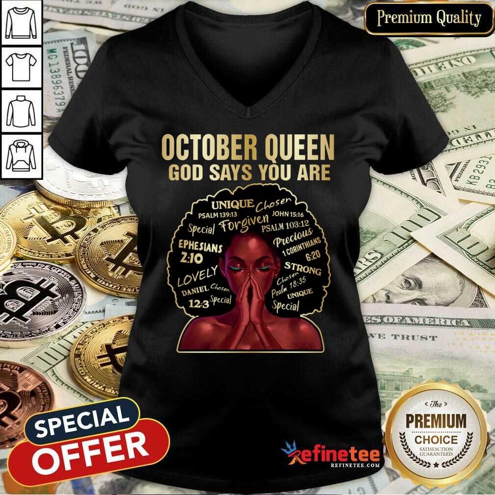 October Queen Black Queens Shirt