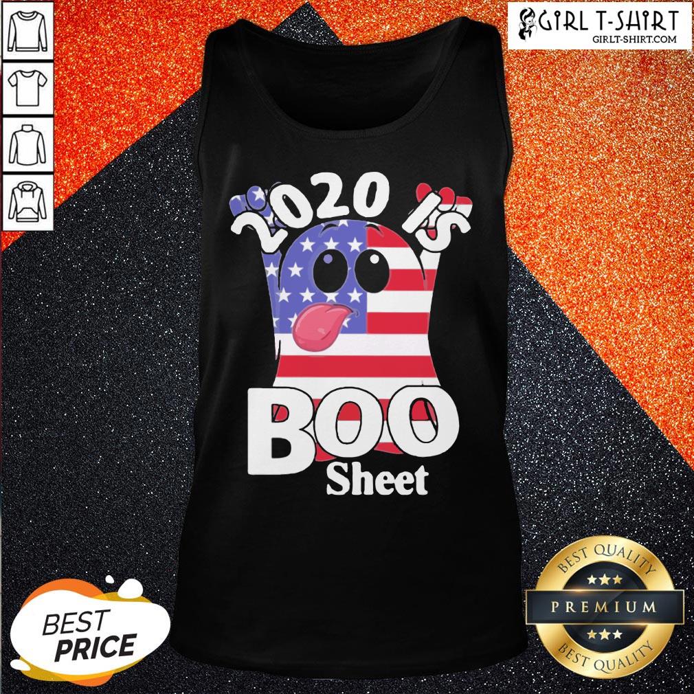 Official 2020 Is Boo Sheet American Flag Shirts