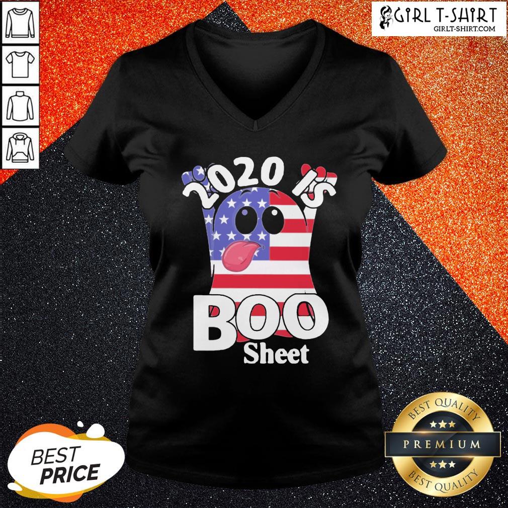 Official 2020 Is Boo Sheet American Flag Shirts