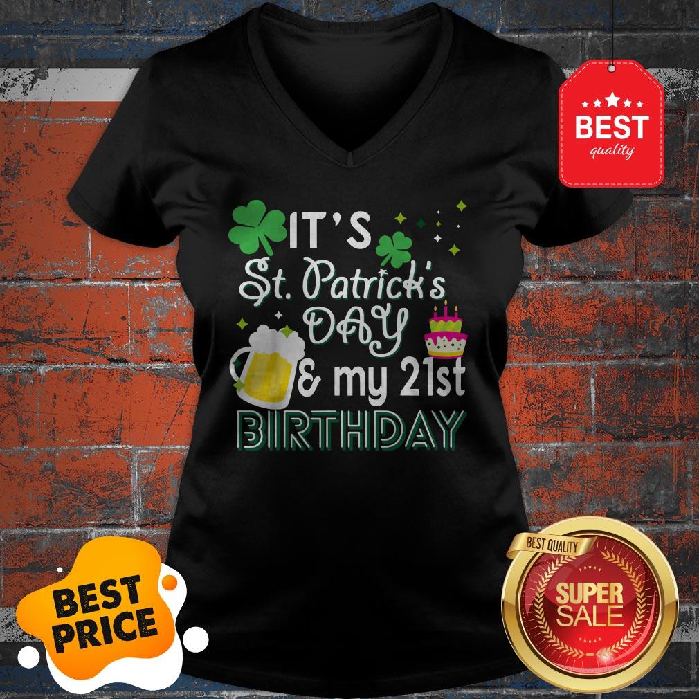 Official 21st Birthday St Patricks Day T-Shirt Party Gift Men Women Shirt