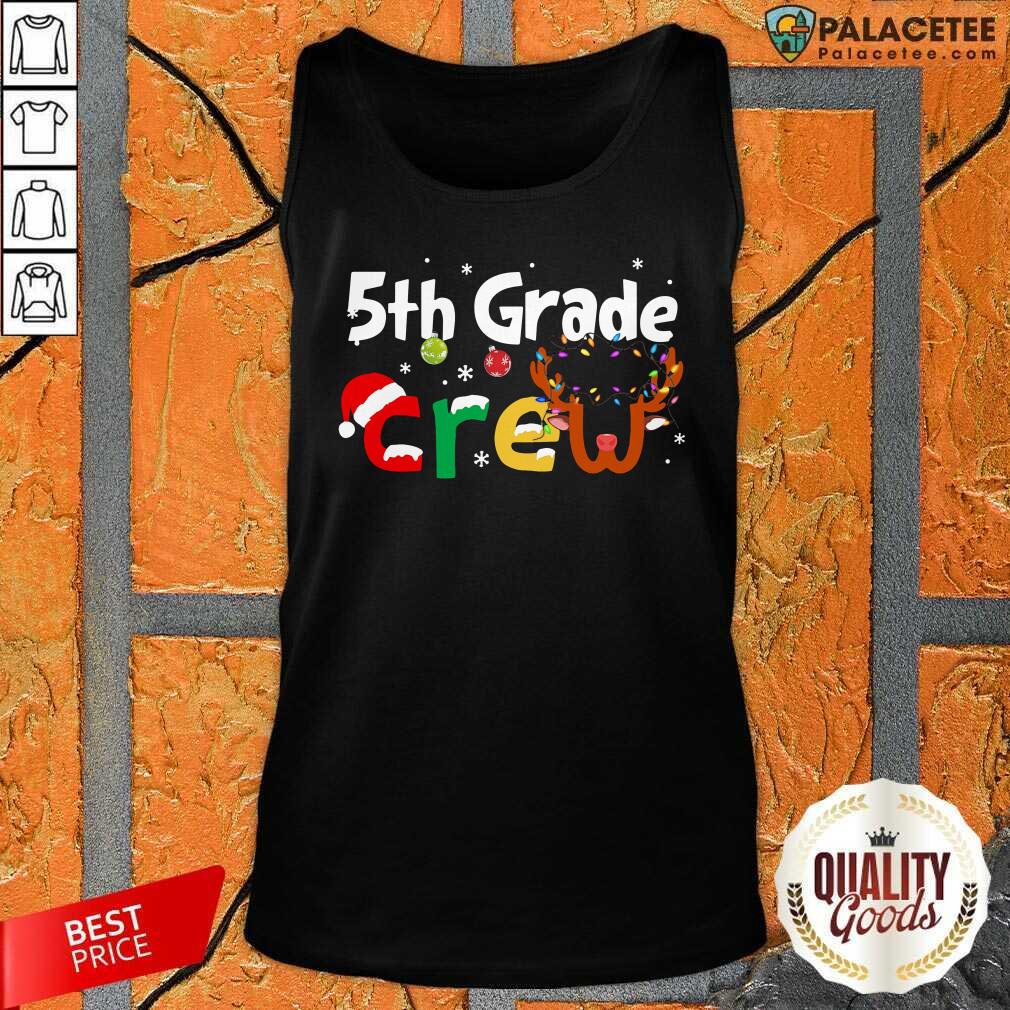 Official 5th Grade Teacher Crew Christmas Shirt