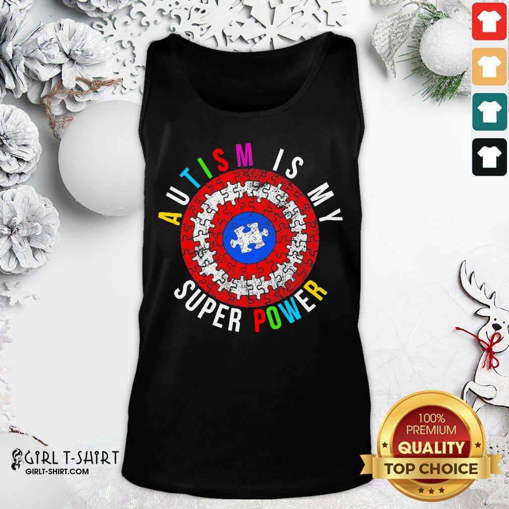 Official Autism Is My Superpower Superhero Shirt