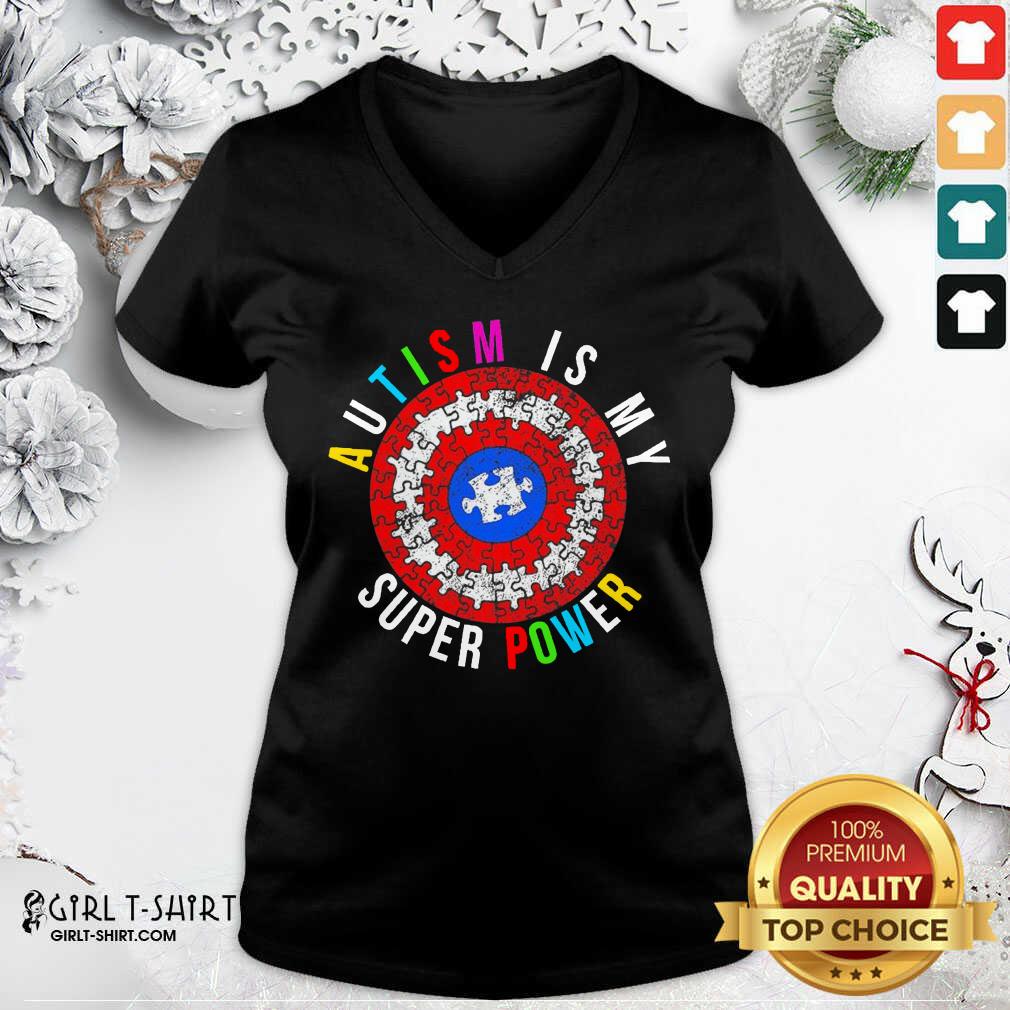 Official Autism Is My Superpower Superhero Shirt