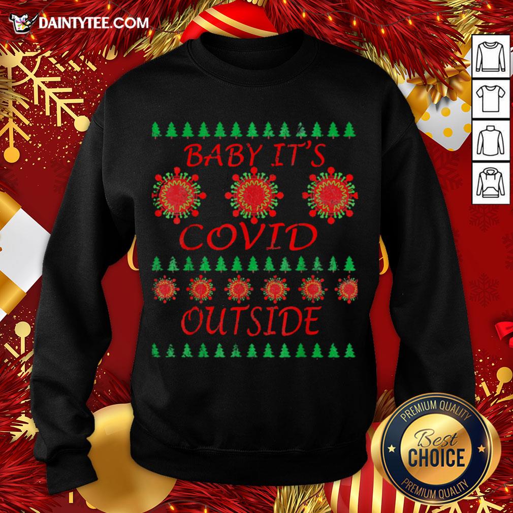 Official Baby Its Covid Outside 2020 Christmas Shirt
