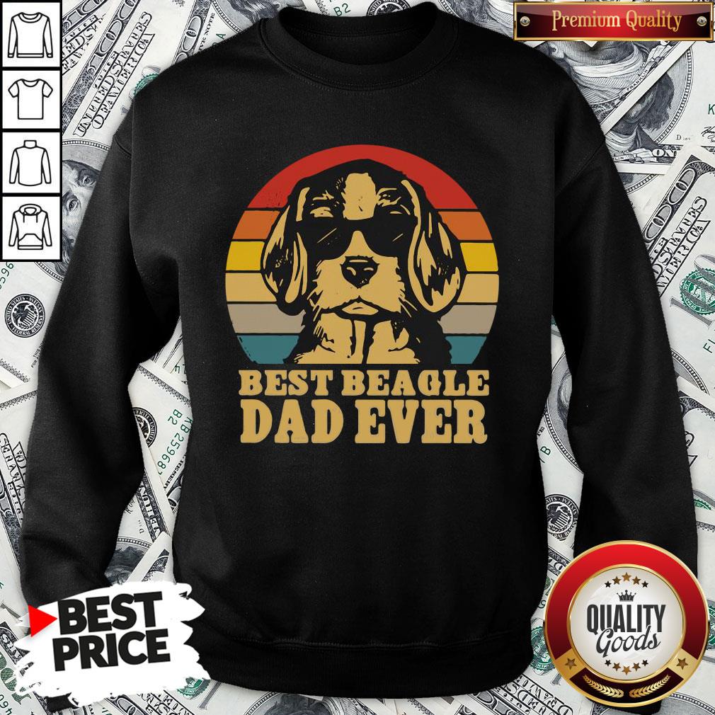 Official Best Beagle Dad Ever Vintage Shirt