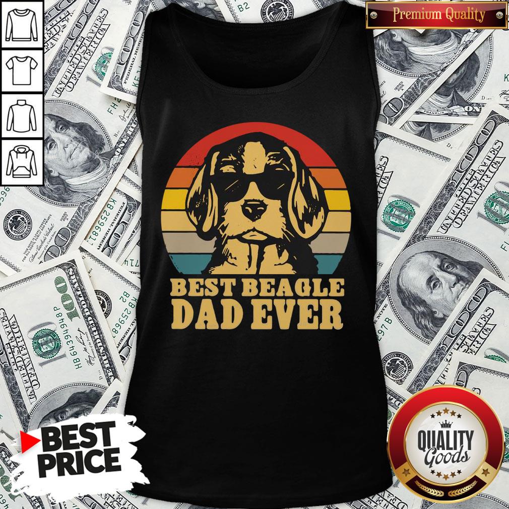 Official Best Beagle Dad Ever Vintage Shirt