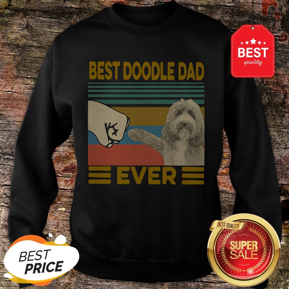 Official Best Doodle Dad Ever Vintage Shirt