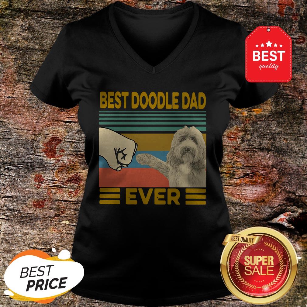 Official Best Doodle Dad Ever Vintage Shirt