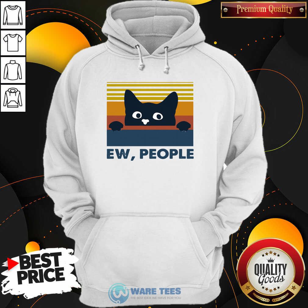 Official Black Cat Ew People Vintage Retro Shirt
