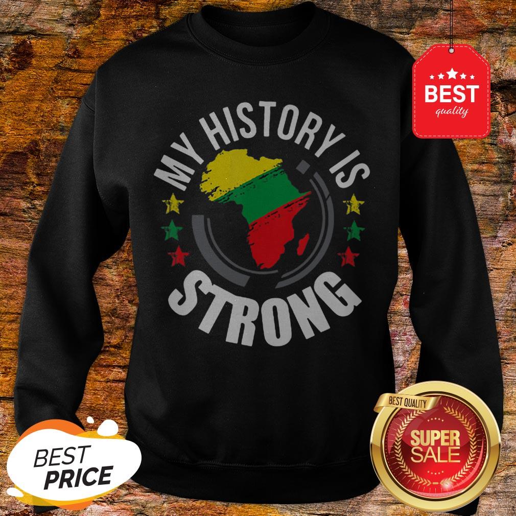 Official Black History Month African Map Colors Shirt