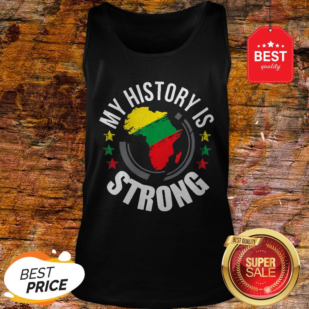 Official Black History Month African Map Colors Shirt