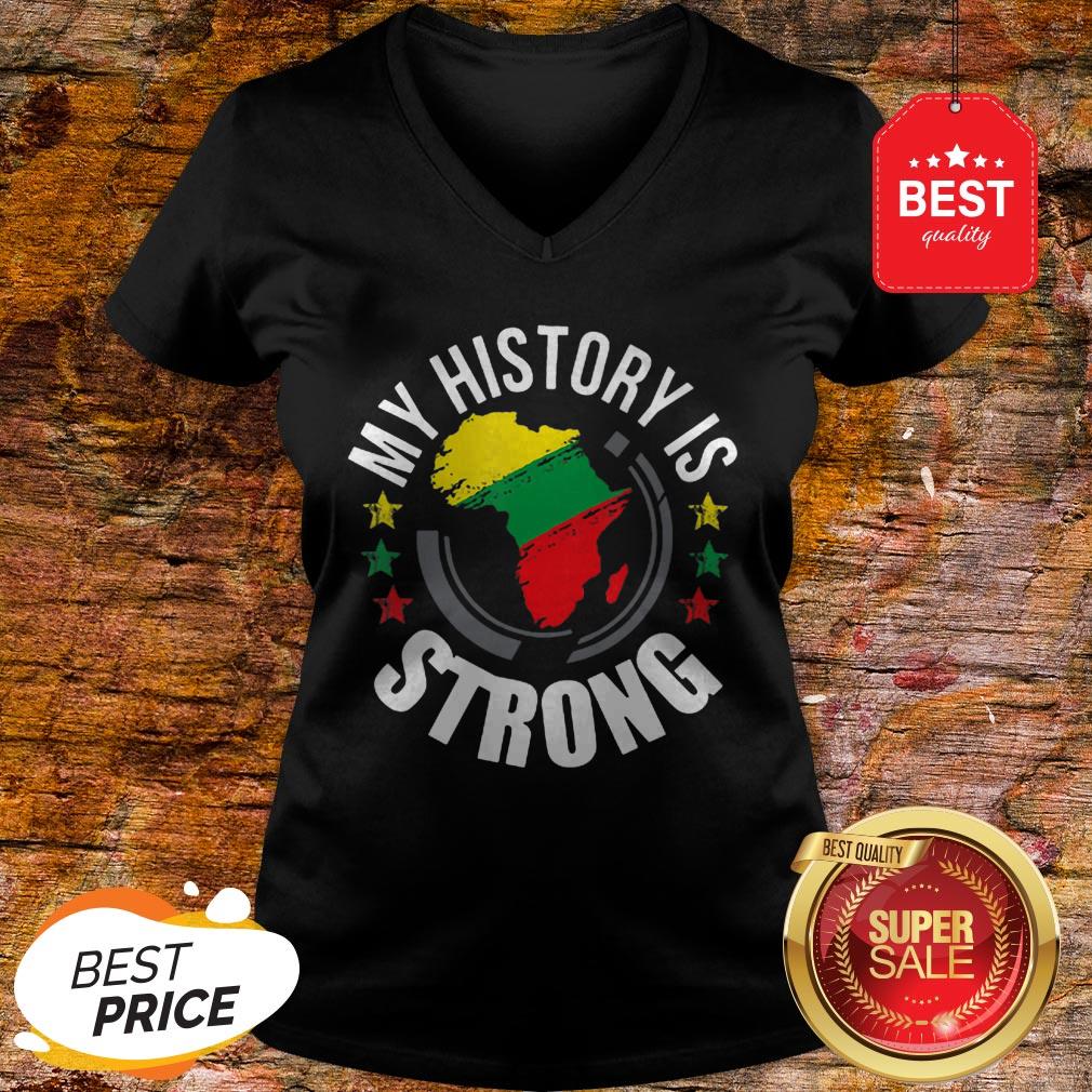 Official Black History Month African Map Colors Shirt