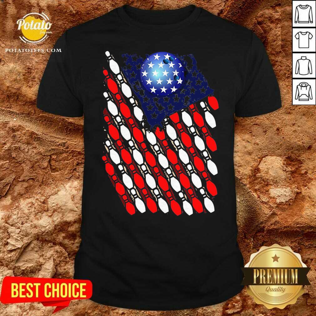 Official Bowling American Flag 2020 Shirt