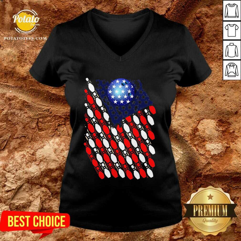 Official Bowling American Flag 2020 Shirt