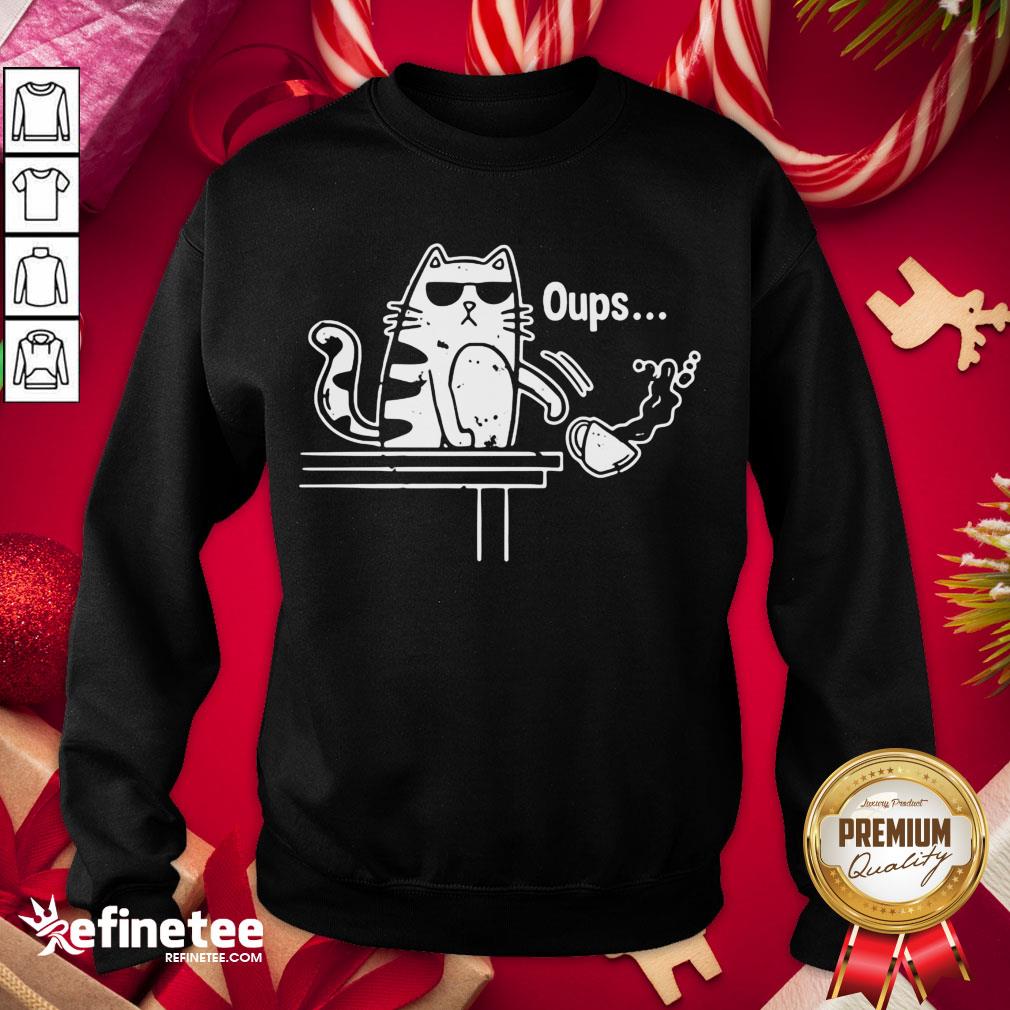 Official Cat Oups Coffee Shirt