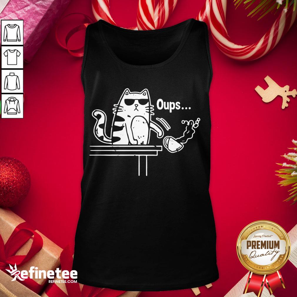 Official Cat Oups Coffee Shirt