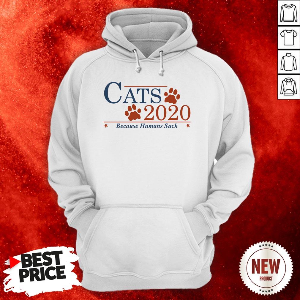 Official Cats 2020 Because Humans Suck Shirt