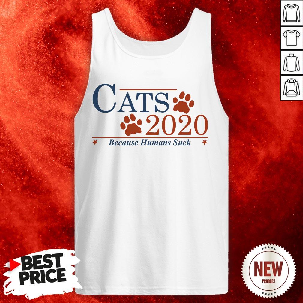 Official Cats 2020 Because Humans Suck Shirt