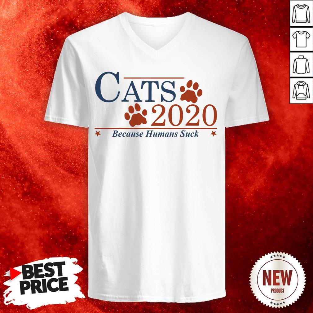 Official Cats 2020 Because Humans Suck Shirt