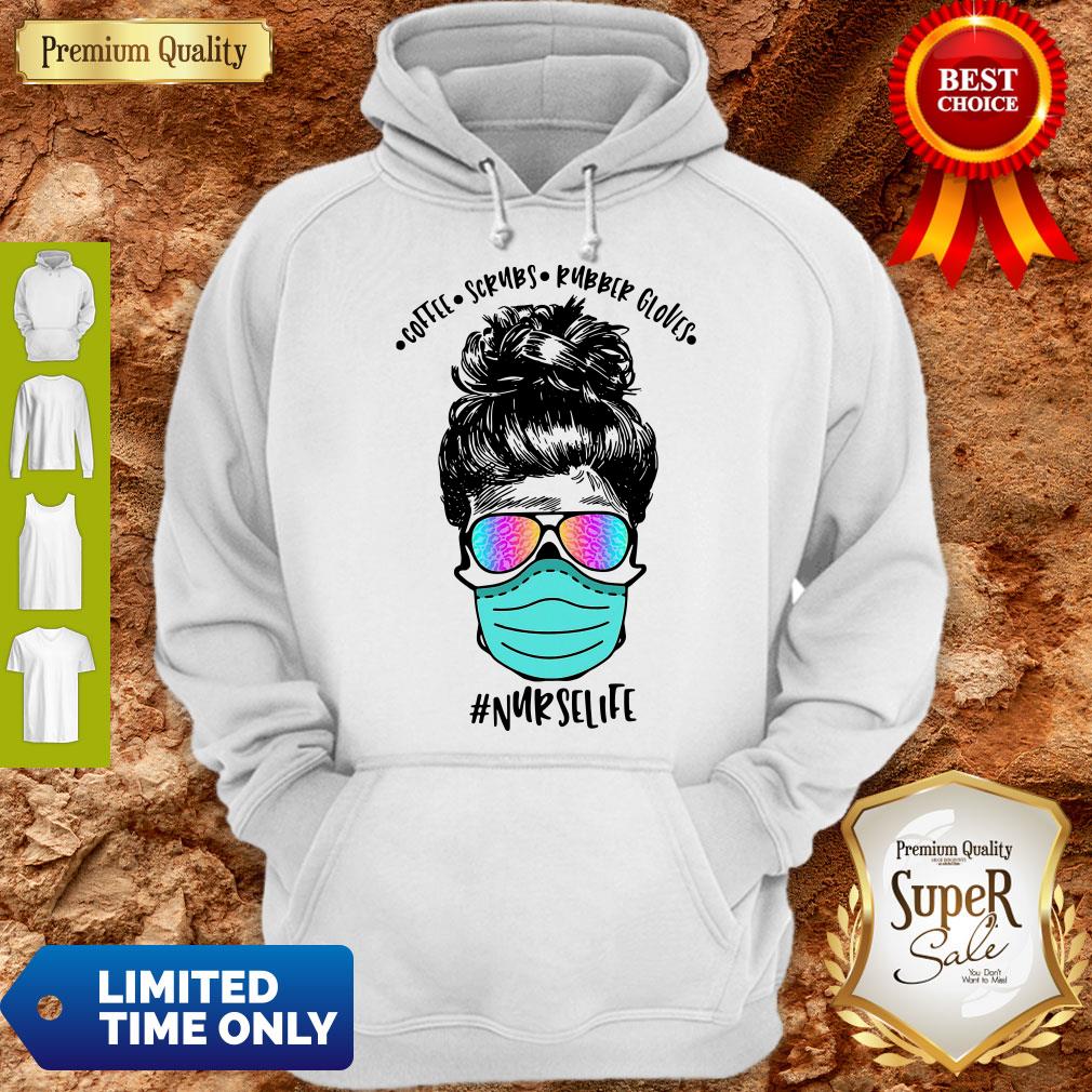 Official Coffee Scrubs Rubber Gloves Mask Nurselife 2020 Shirt