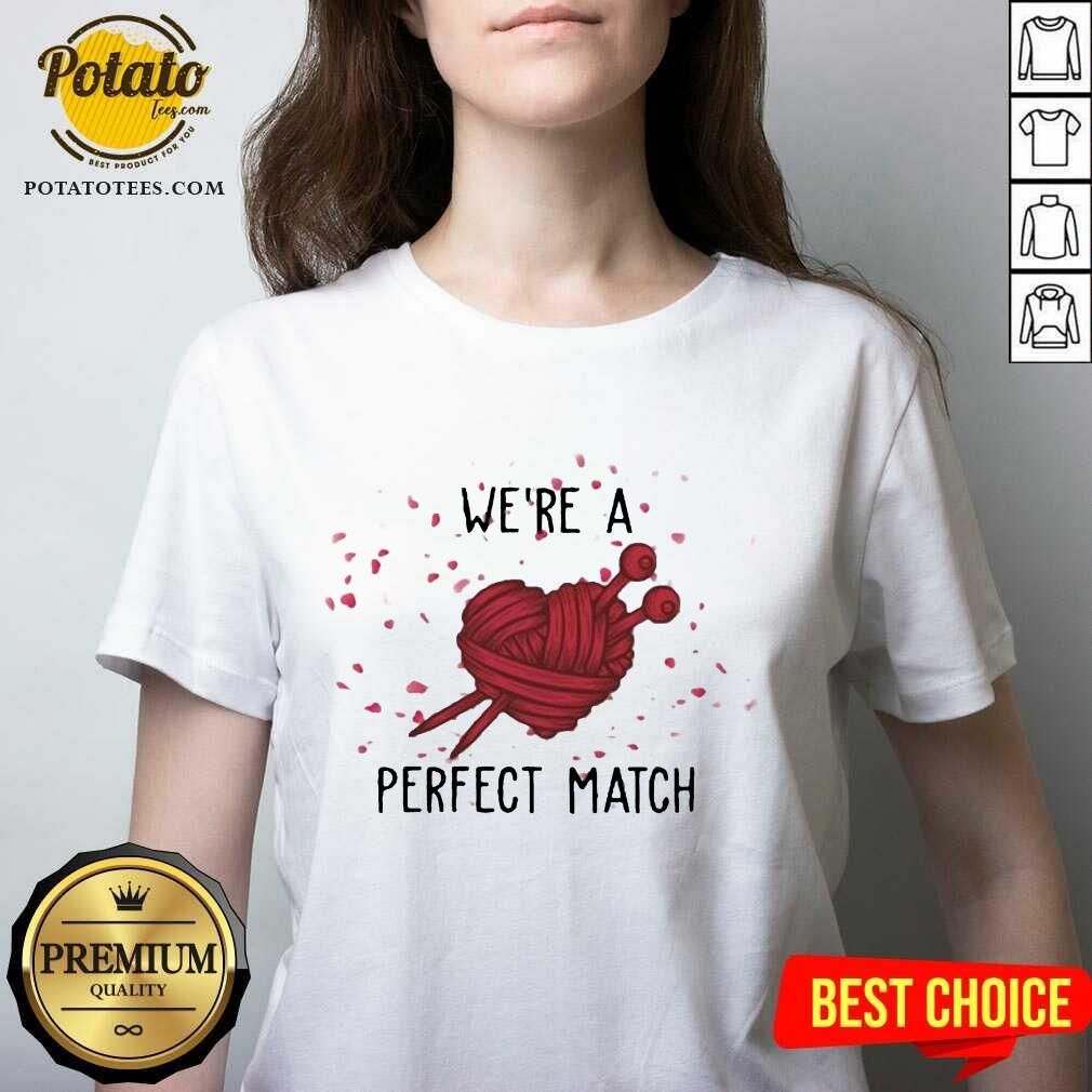 Official Crochet We’re A Perfect Match Valentine Shirt