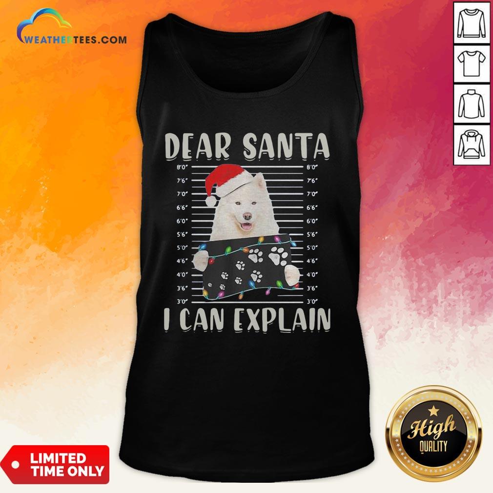 Official Dear Santa I Can Explain Light Christmas Shirt