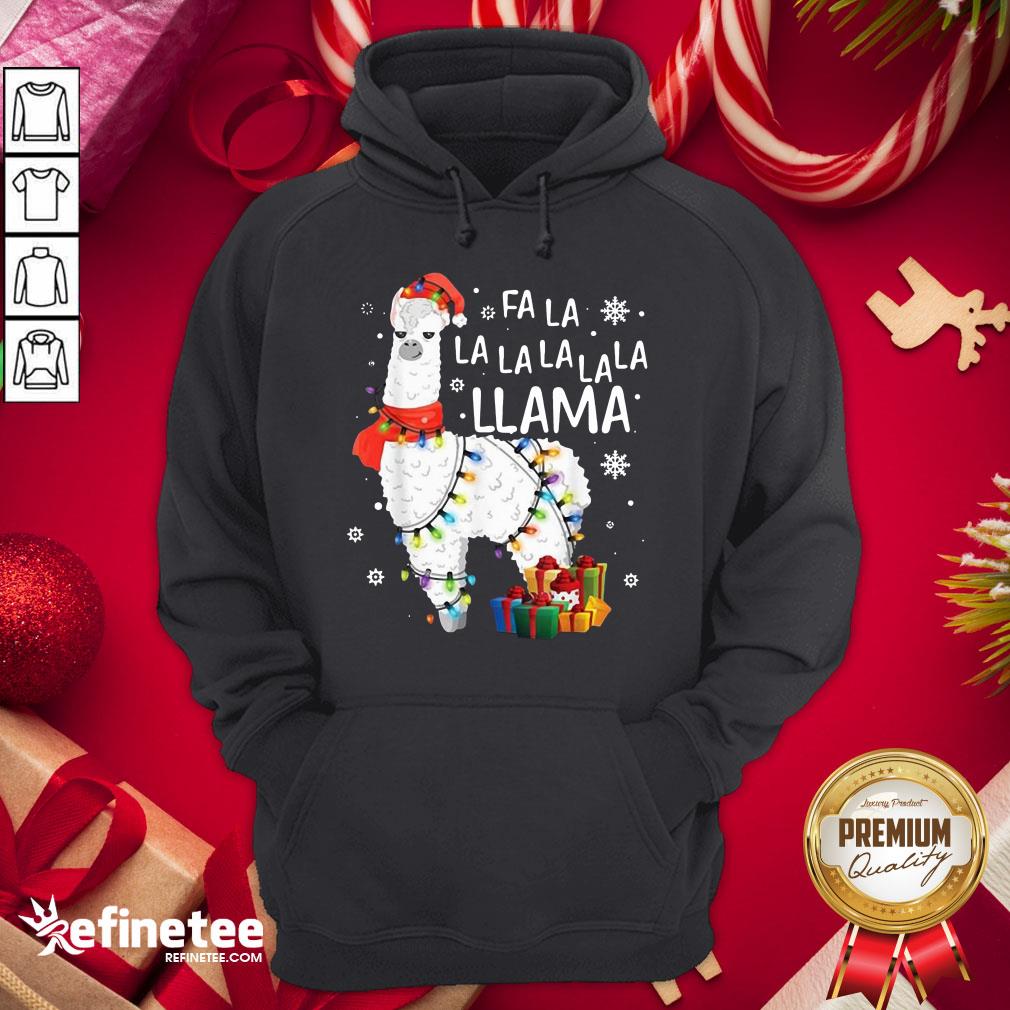 Official Fa La La Llama Christmas Shirt
