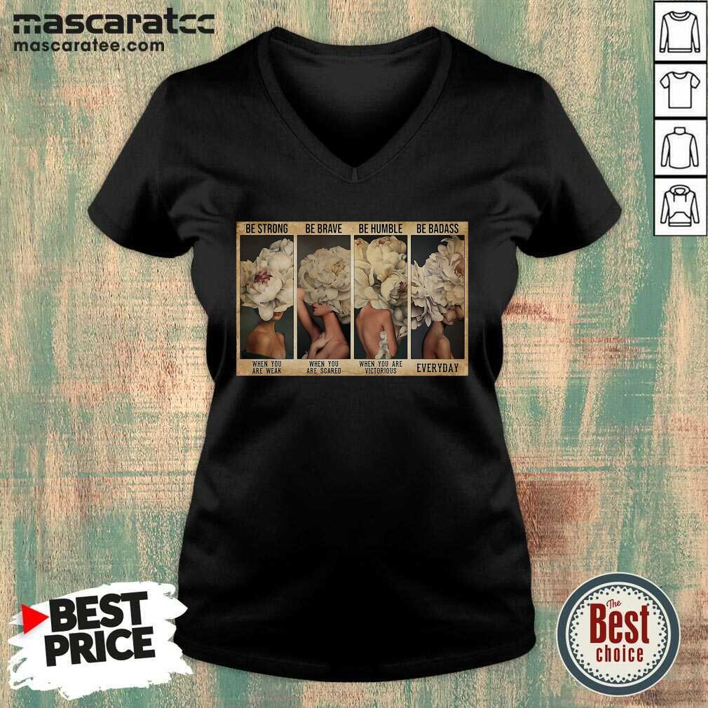 Official Flower Girl Mysterious Be Strong When You Are Weak Horizontal Shirt