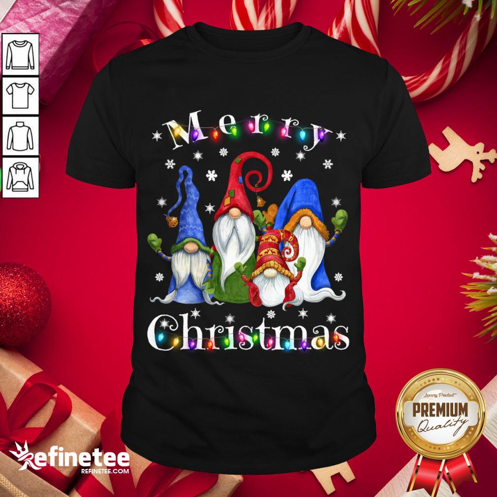 Official Gnome Christmas Pajamas Garden Gnome Merry Christmas Sweater Shirt