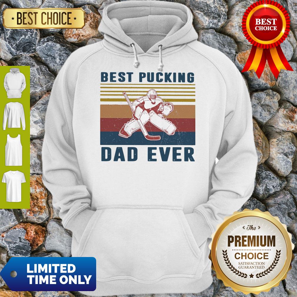 Official Hockey Best Bucking Dad Ever Vintage Shirt