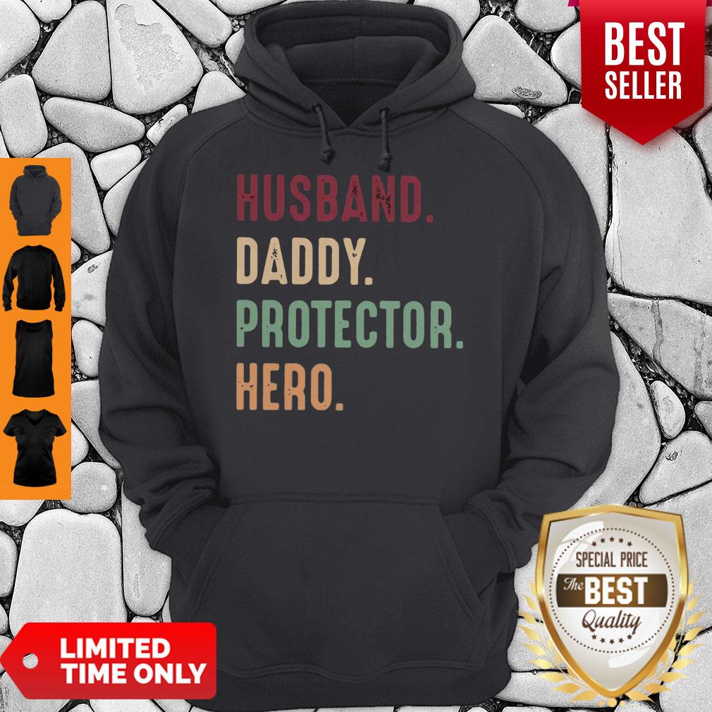 Official Husband Daddy Protector Hero Vintage Shirt