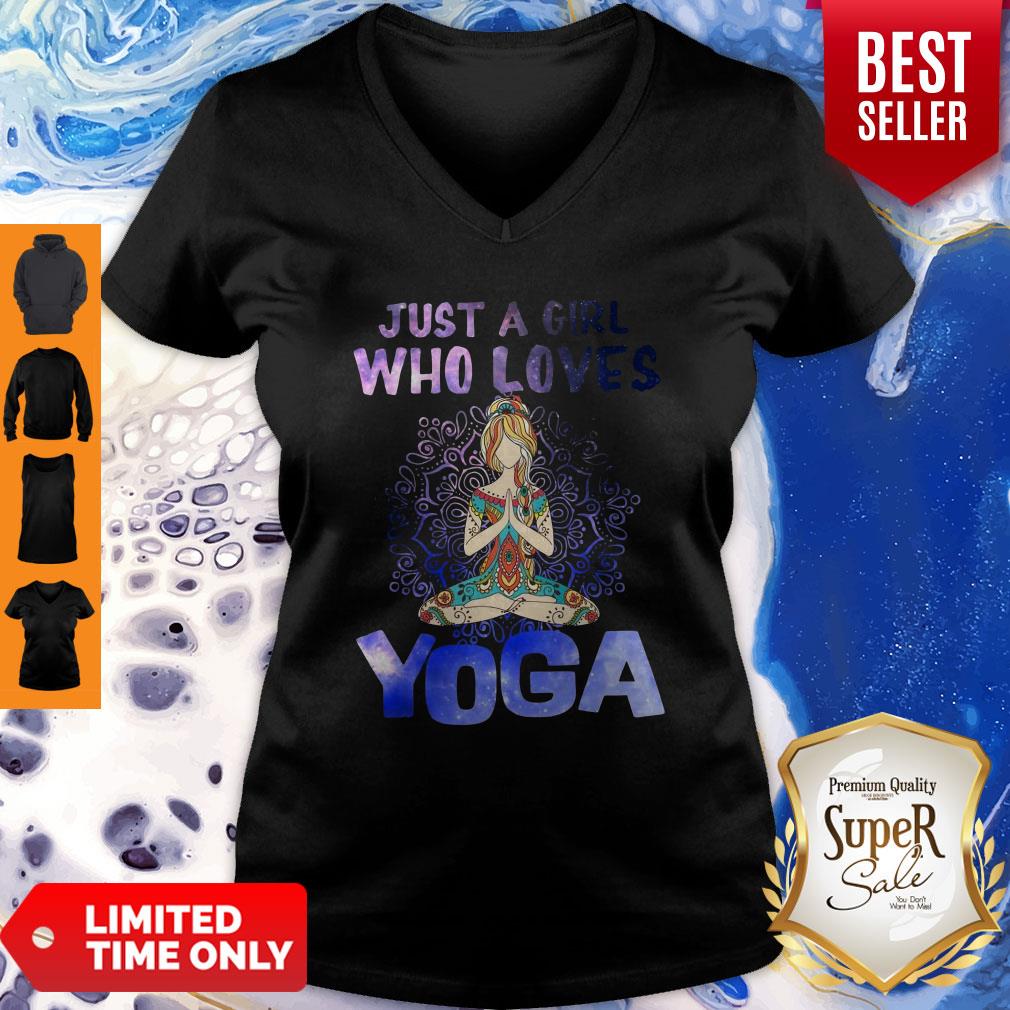 Official Just A Girl Who Loves Yoga T-Shirt