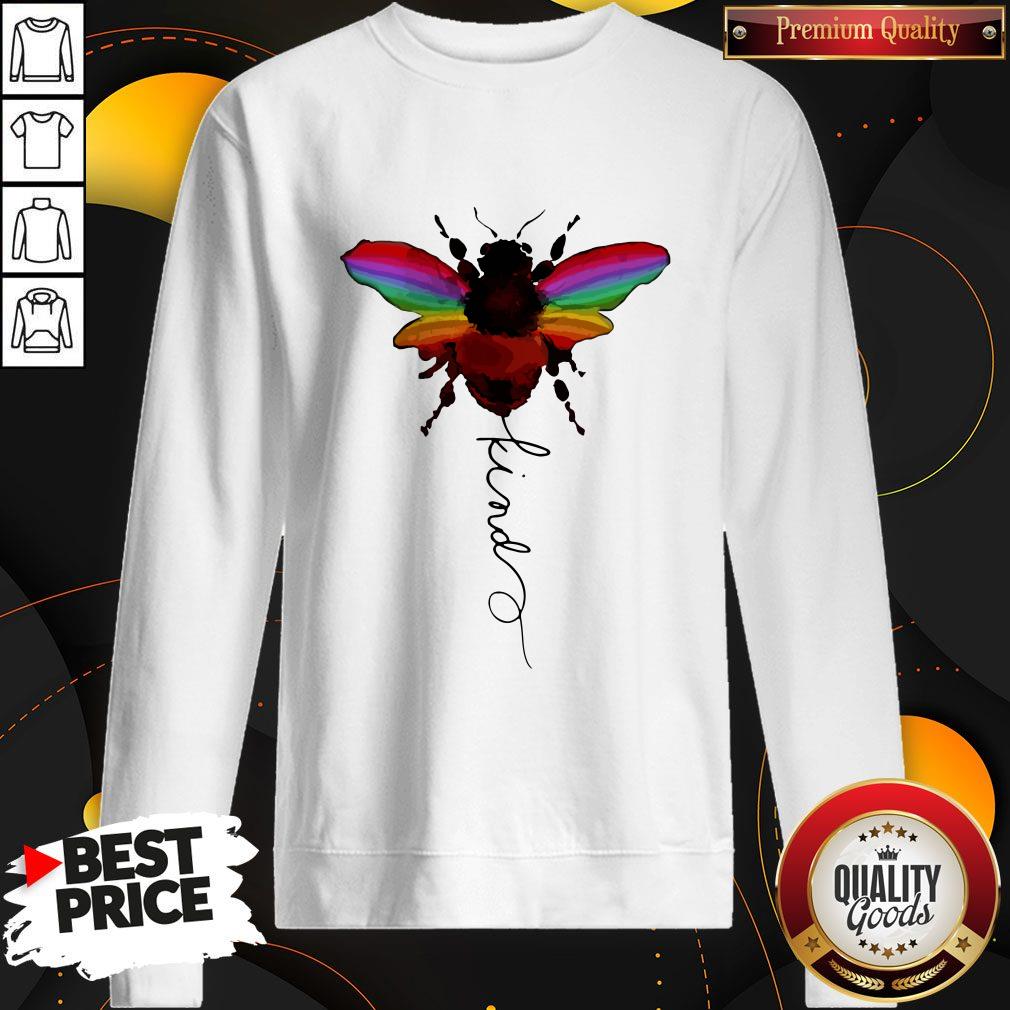 Official LGBT Bee Kind White Shirt