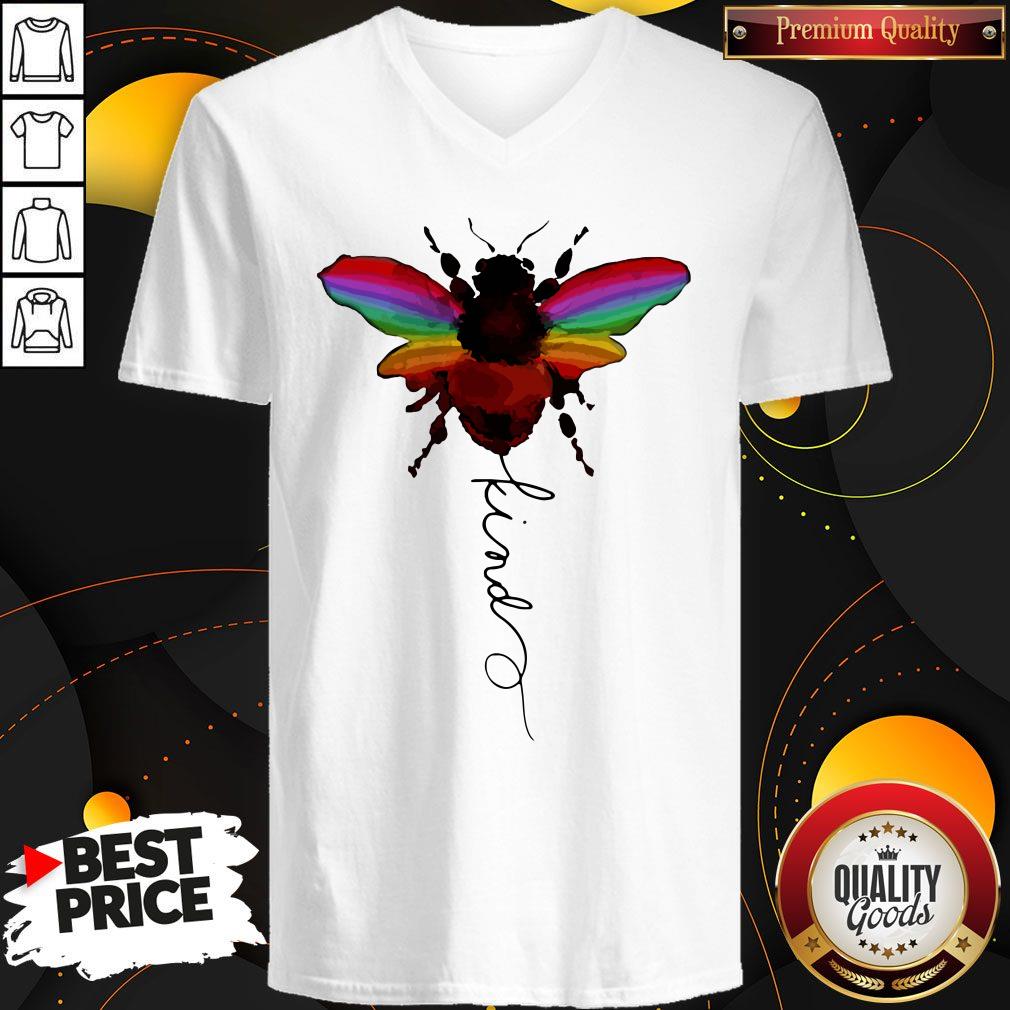 Official LGBT Bee Kind White Shirt