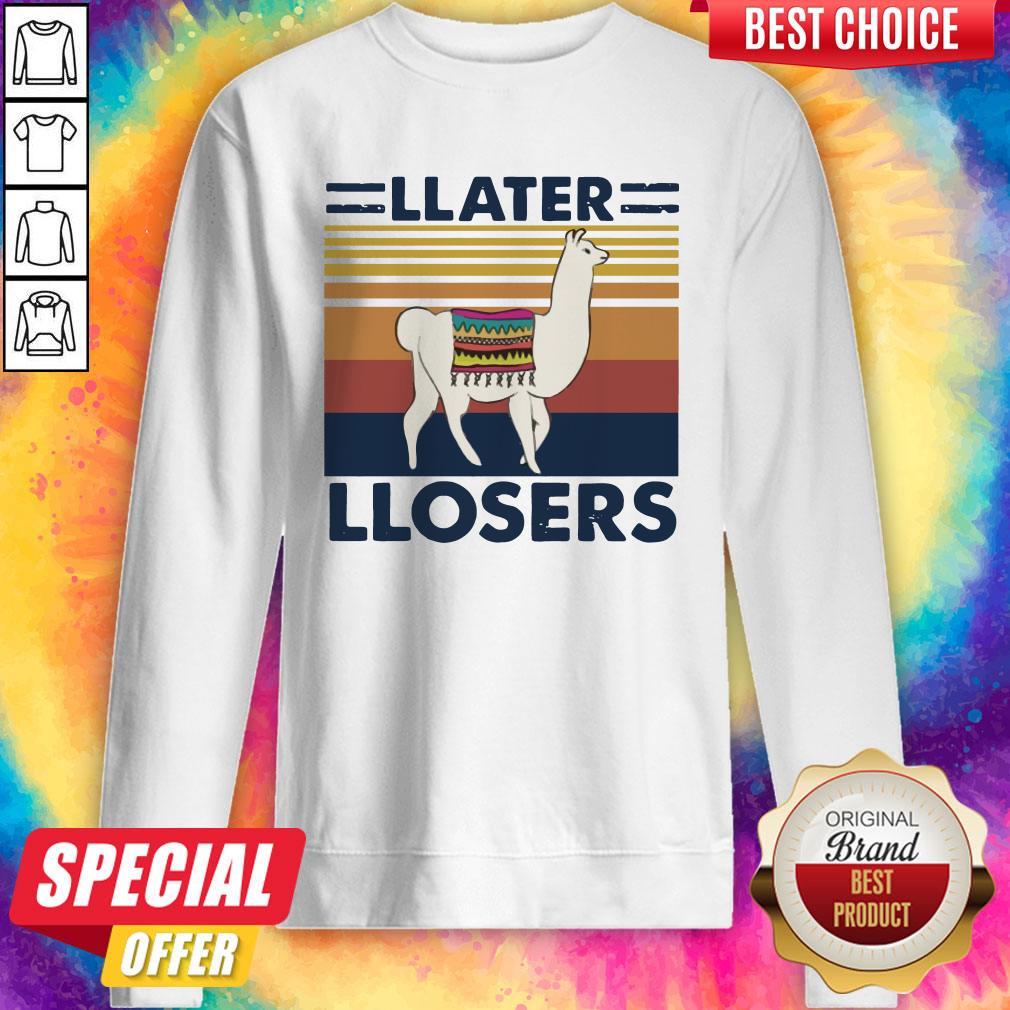 Official Llama Llater Llosers Vintage Shirt