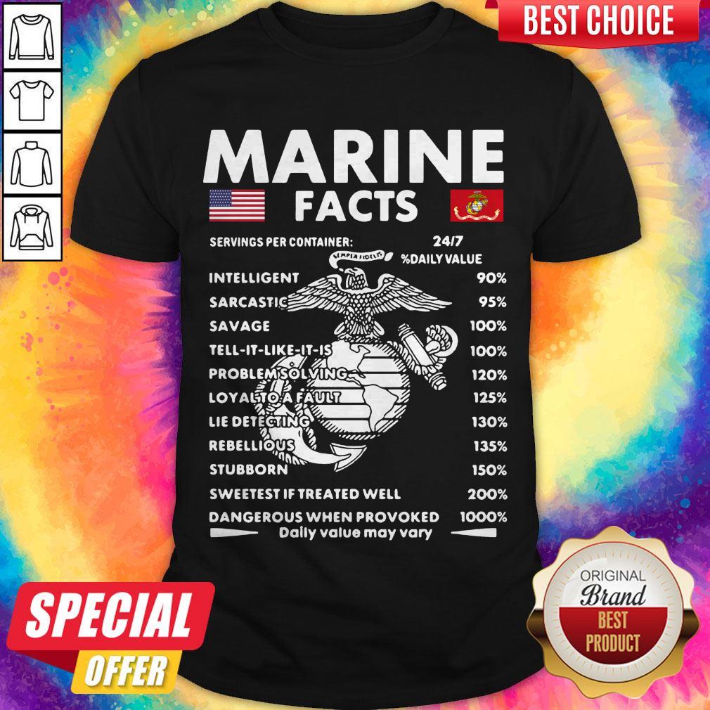 Official Marine Facts Shirt